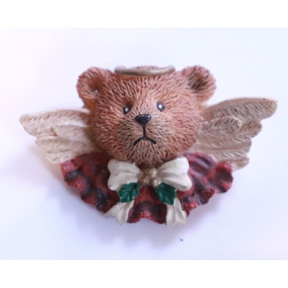 Hallmark Bear Angel Pin Brooch Vintage - Picture 1 of 3